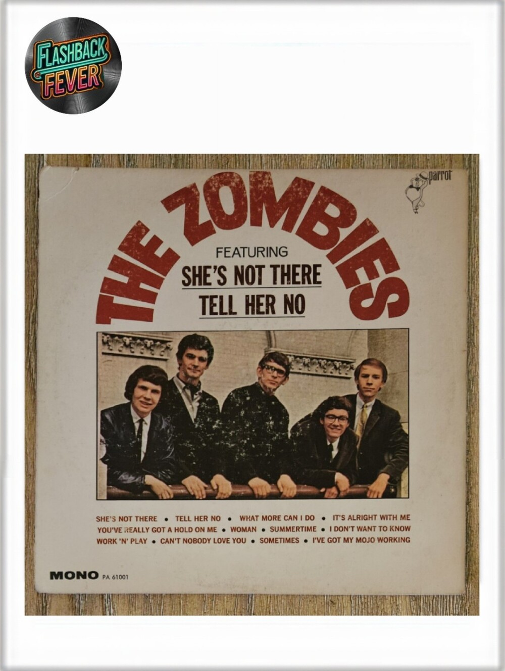 THE ZOMBIES•The Zombies•Jan 1965 US Mono (#PA 61001) Indianapolis, 1st Pressing
